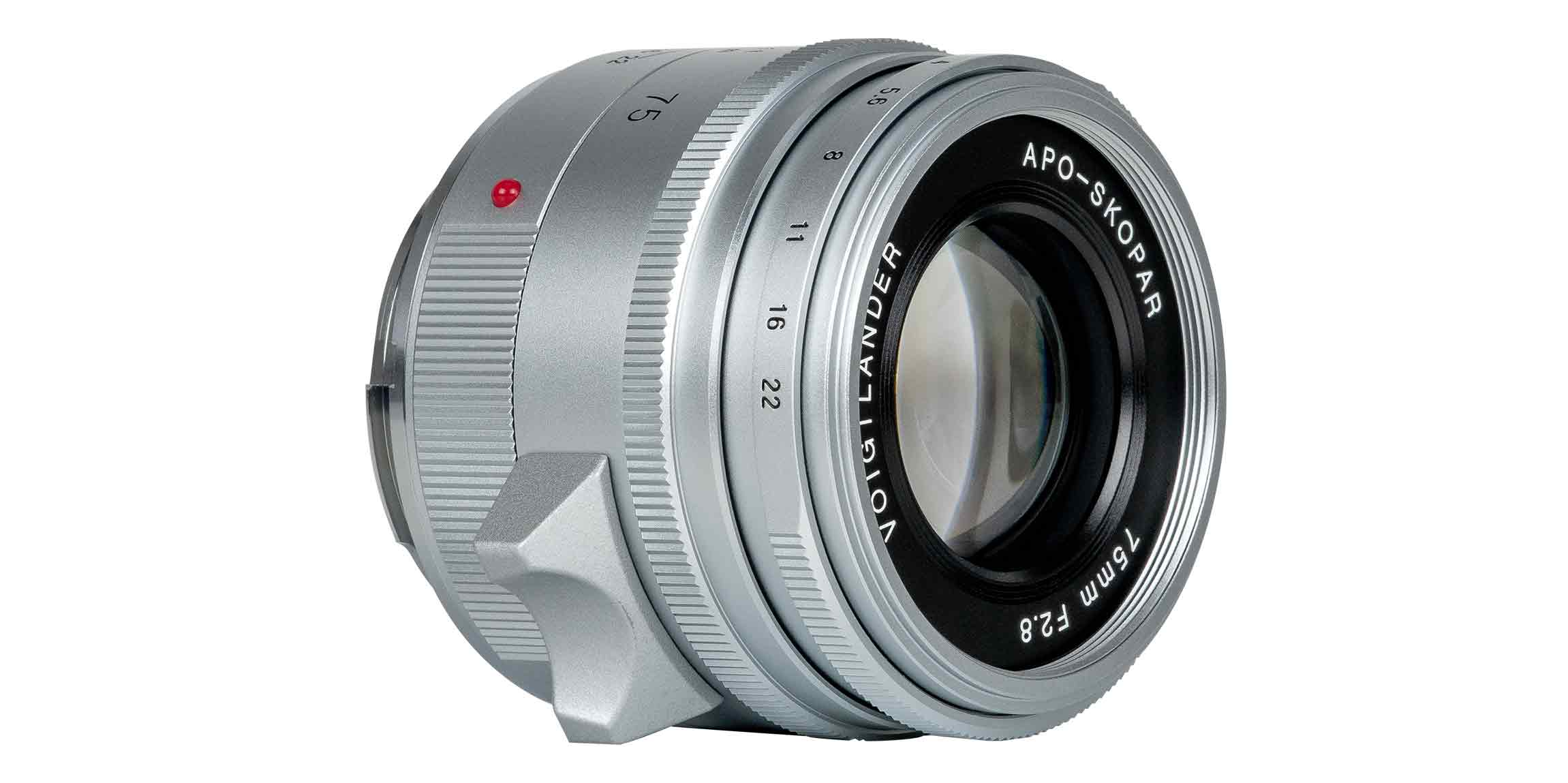 Obiektyw Voigtlander APO Skopar 75 mm f/2,8 do Leica M - srebrny - Płynna kontrola nad światłem